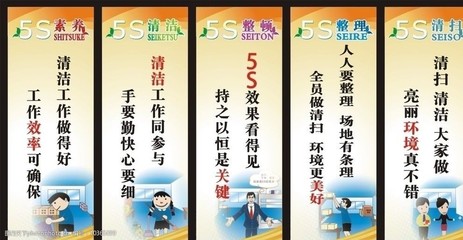 企業5S展板標語圖片