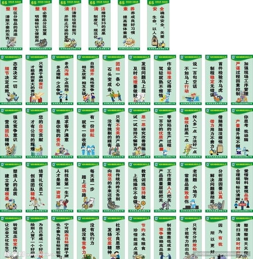 企業標語 6s標語設計圖 dm宣傳單